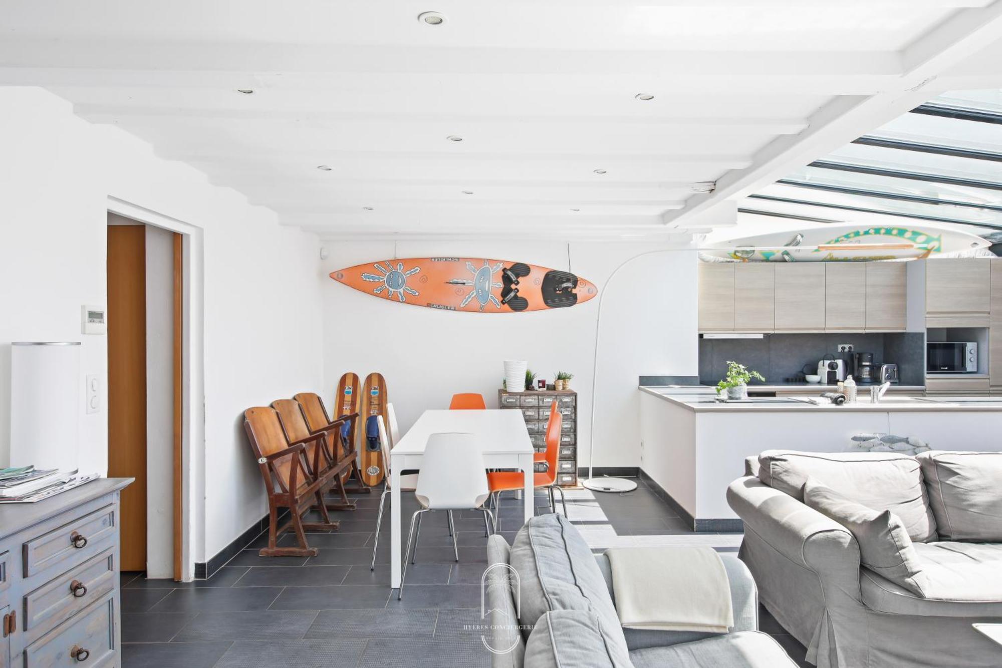 Maison sur l'eau-Hyères-Almanarre-Parkings/Clim/WIFI Extérieur photo
